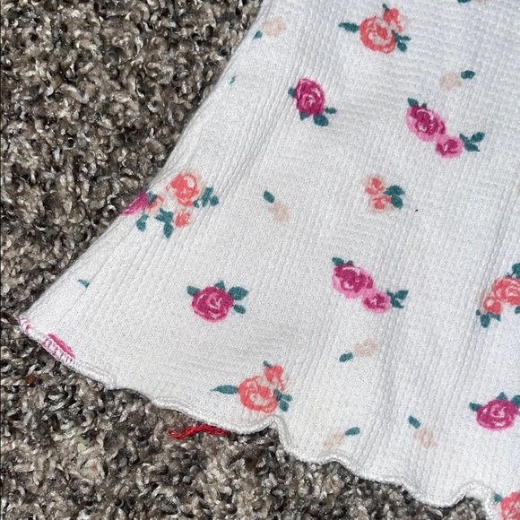 Wonder Nation White Floral Short Sleeve Tee - Picture 3 of 5